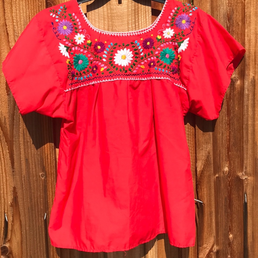 Mexican Embroidered Top